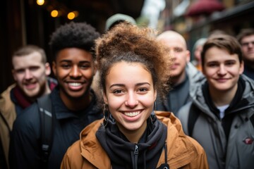 Fototapeta premium Young people advocating for social justice - stock photography