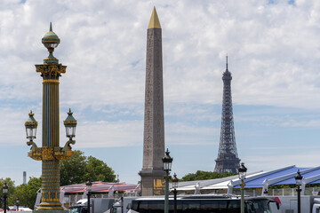Place de la Concorde, Paris - obrazy, fototapety, plakaty