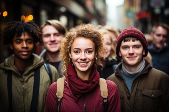 Young people advocating for social justice - stock photography