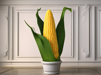 Realistic corn cozy atmosphere warm lighting detailed