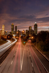 Fototapeta na wymiar downtown Atlanta