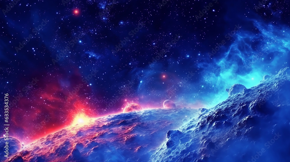 Wall mural galaxy background blue galaxy galaxy stars star sky background