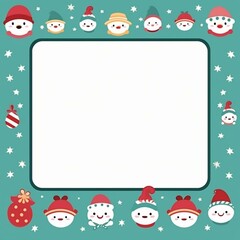 Fototapeta premium A Christmas Wonderland Background