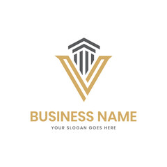 V letter law firm logo design,  V letter mark unique attorney and law firm logo/identity. V letter law, lawyer, legal, attorney, law firm logo vector eps. Alphabet V attorney
