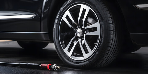 car tire maintenance tire gauge tire inflator tire repair generative AI