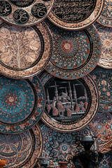 Decorative plates in Istanbul 