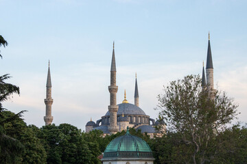 Fototapeta na wymiar blue mosque