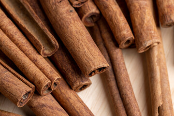 Whole dried cinnamon for baking