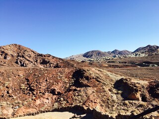 The pristine appearance of the western region of the US like Mars. sunshine