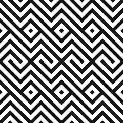 Abstract seamless line geometric shape pattern design template background