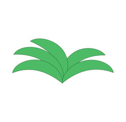 flat design of palm leaves for your design needs
