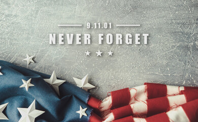 Never Forget Background for National Day Of Service And Remembrance and Patriot Day © HSNKRT