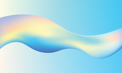 beautiful digital pastel colorful gradient fluid wave background