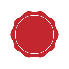 Red Stamps vector . Grunge Rubber Texture Stamp flat illustration on white background..eps