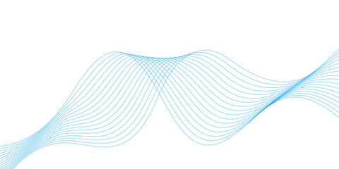 Abstract flowing wave lines. Design element for technology, science, modern concept background. vector eps 10