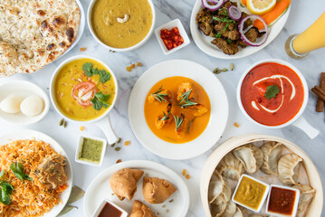 collage of food