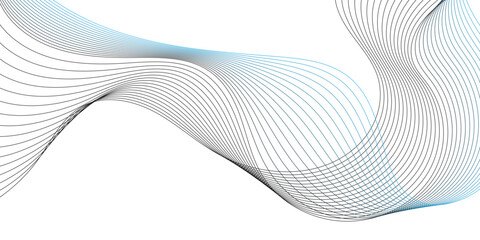 Abstract flowing wave lines. Design element for technology, science, modern concept background. vector eps 10