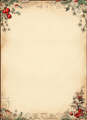 vintage Christmas stationary or frame
