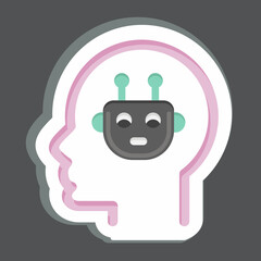 Icon Android. related to Psychology Personality symbol. simple design editable. simple illustration