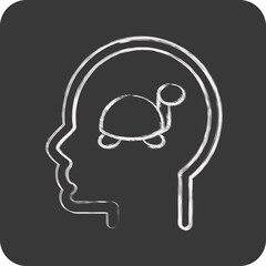 Icon Dementia. related to Psychology Personality symbol. simple design editable. simple illustration