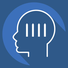 Icon Autism. related to Psychology Personality symbol. simple design editable. simple illustration