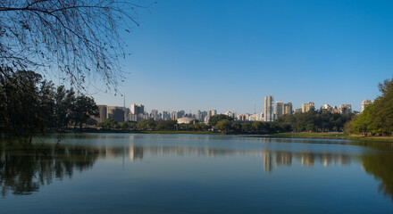 Ibirapuera park located in the city of São Paulo, Brazil