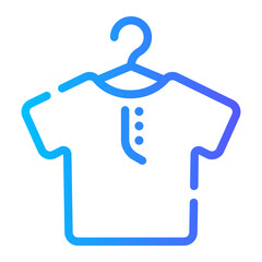 Obraz premium tshirt Line Gradient Icon