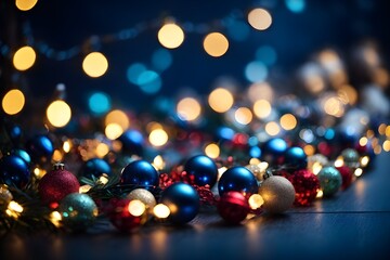 Luces de navidad, fondo de pantalla