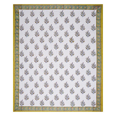 Obraz premium A set of bedding generally consists of at least flat or fitted bed sheet that covers the mattress; a flat top sheet; either a blanket, a quilt, or a duvet.