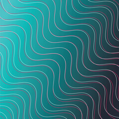abstract background of wavy line shape with gradient color. banner template, social media, greeting card, vector illustration.