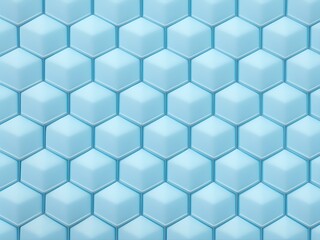 A visual pattern composed of perfectly defined hexagons