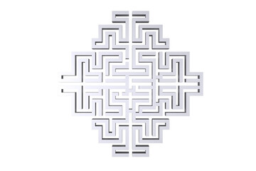 Digital png illustration of grey abstract pattern on transparent background