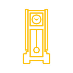 Digital png illustration of yellow abstract pattern on transparent background