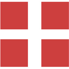 Digital png illustration of red shapes on transparent background