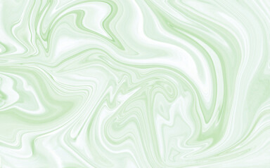 Luxurious green liquid marble surface design. Abstract aqua gree acrylic pours liquid marble surface design. Beautiful fluid abstract paint background. close-up fragment of acrylic painting on canvas.