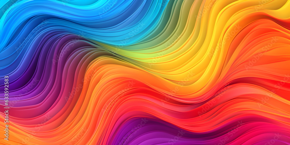 Poster colorful abstract rainbow web background