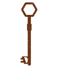 Vintage Key Vector, Elements and Symbol
