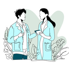 Medical illustration minimalist flat design illustration perfect for UI UX on medical websites and mobile apps. it can enhance your medical websites, infographics, and communications with patients