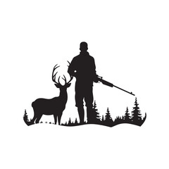 Hunter Silhouette Logo