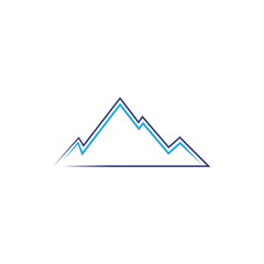 Set of vector mountain and outdoor adventures logo