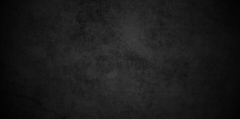 Abstract black stone wall texture grunge rock surface. dark gray background backdrop. wide panoramic banner. old wall stone for dark black distressed grunge background wallpaper rough concrete wall.