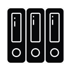 A vectors of files in modern style, trendy flat icon of binders