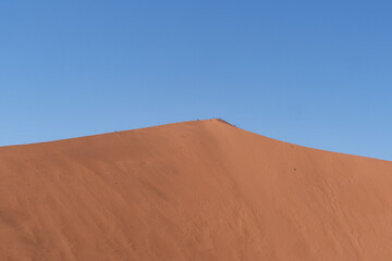 Fototapeta na wymiar Close-up photo of the top of the dune, Naukluft National Park, Namibia