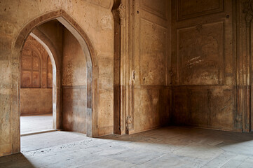 Interior of the Taj Mahal's twin Safdarjung temple in Delhi