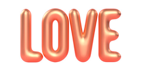 Love 3d word