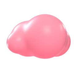 3d gold pink balloon