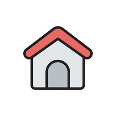 home icon on white background