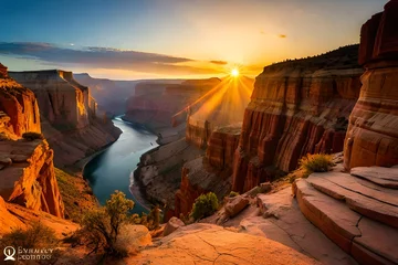 Fototapeten grand canyon sunrise © Muhammad