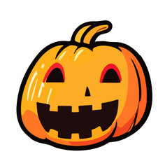 Cute Halloween Pump King Vector