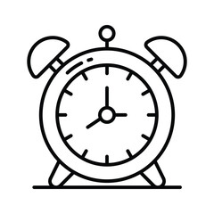 Trendy icon of alarm clock in editable style, easy to use and download